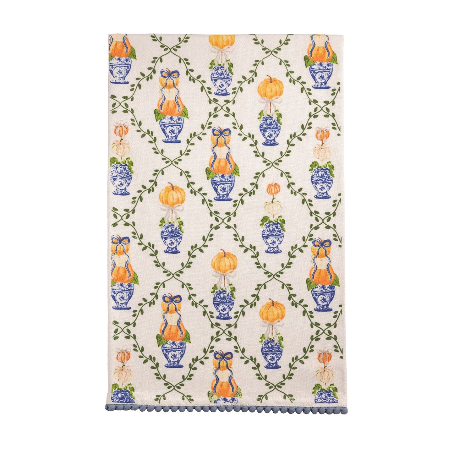 Pumpkin Topiary  Pattern Towel