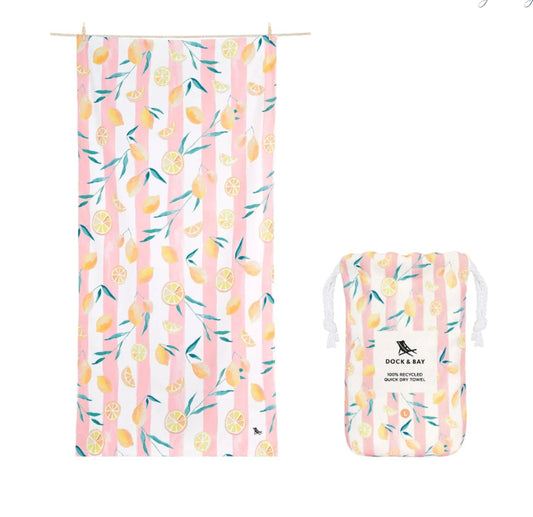 Dock & Bay Towel Life Gives You Lemons (Two Sizes)