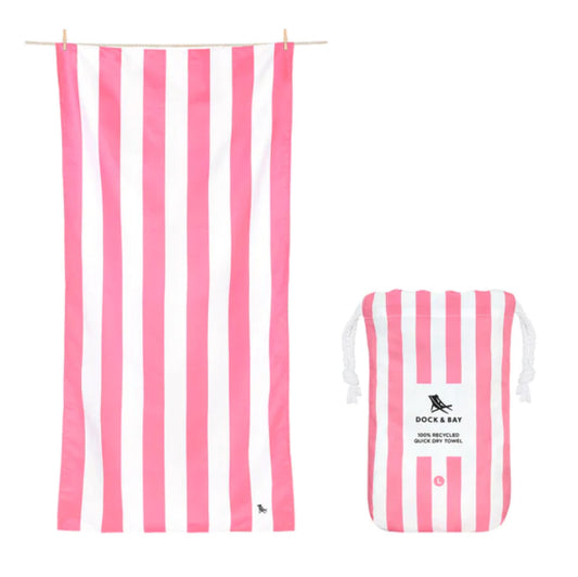 Dock & Bay Towel Phi Phi Pink (Two Sizes)