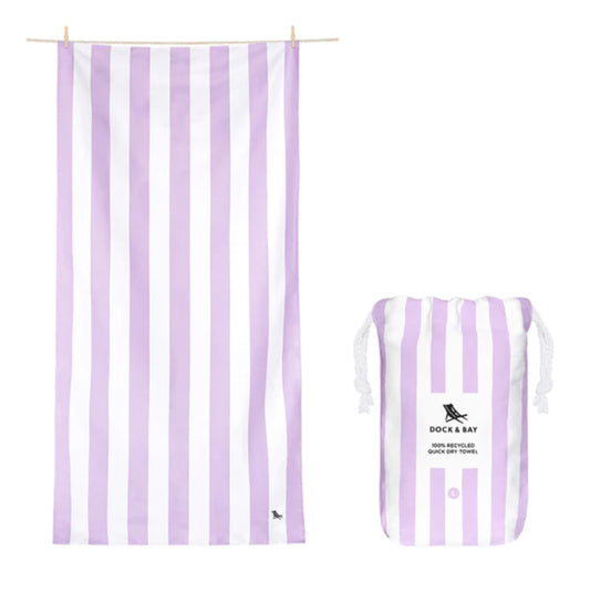 Dock & Bay Towel Lombok Lilac (Two Sizes)