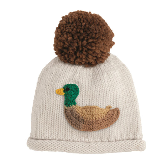 Baby Boy Chunky Knit Hat, Duck