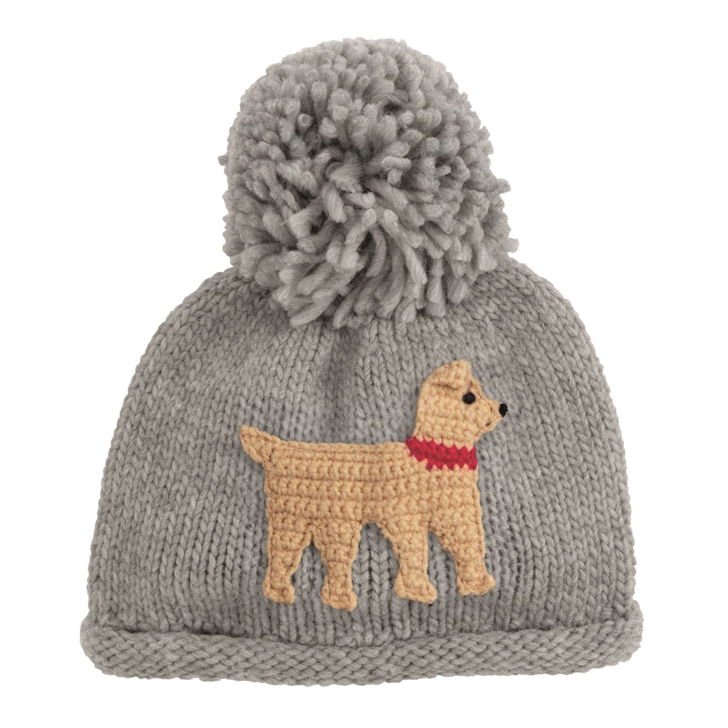 Baby Boy Chunky Knit Hat, Dog