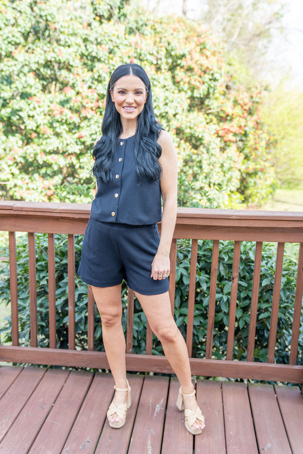 Modern Muse Shorts Set, Black