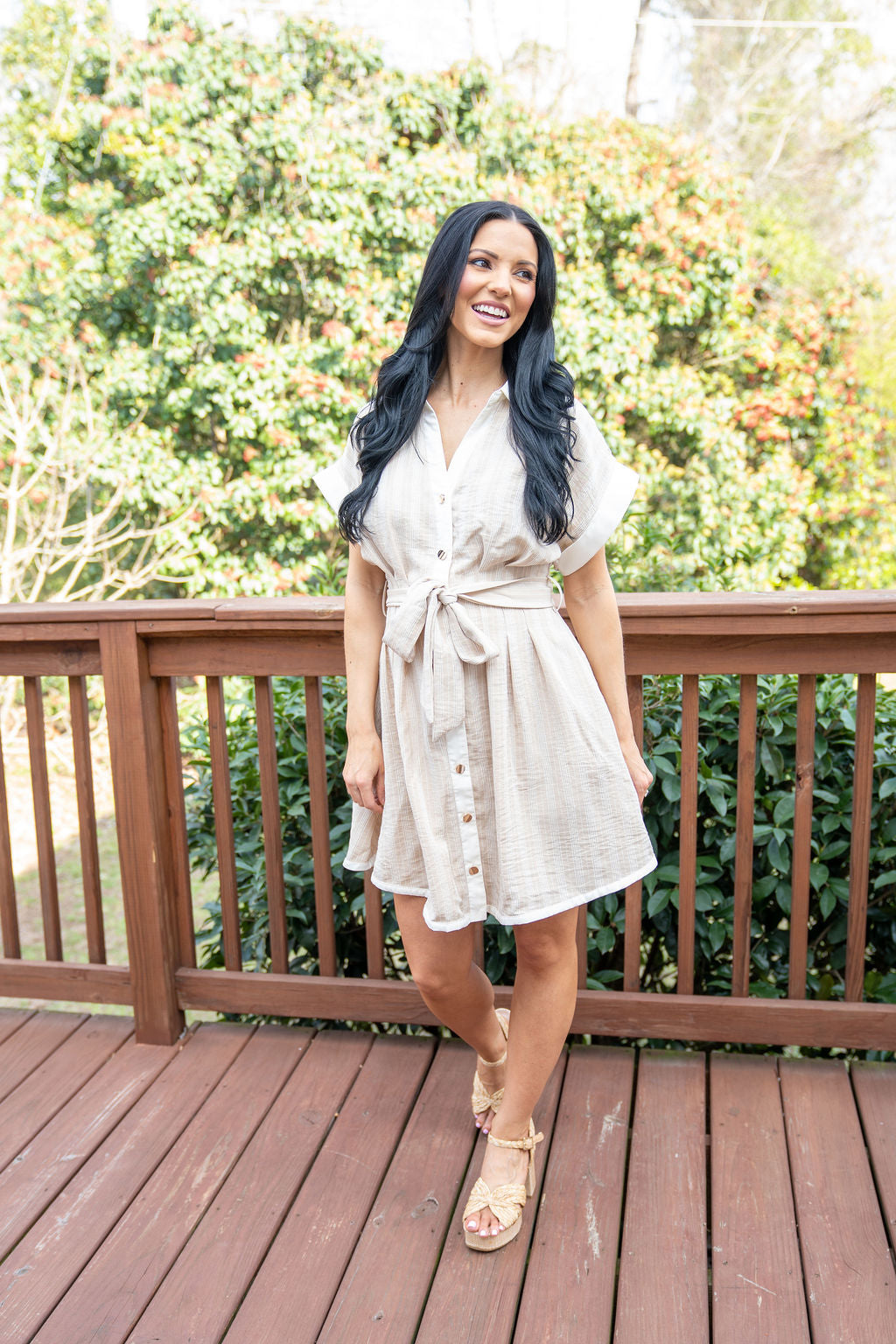 Sandbar Breeze Tie Waist Dress