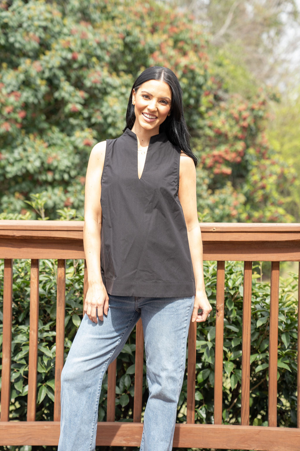 Black Label Sleeveless Top