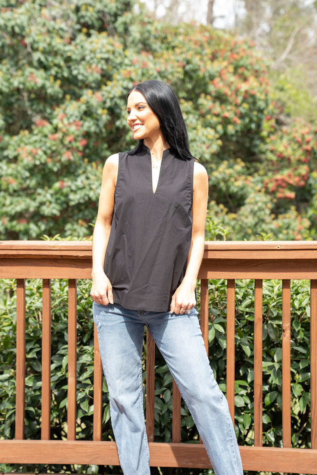 Black Label Sleeveless Top