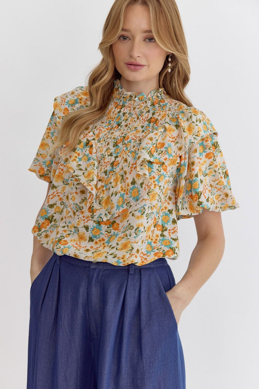 Sun Kissed Floral Top