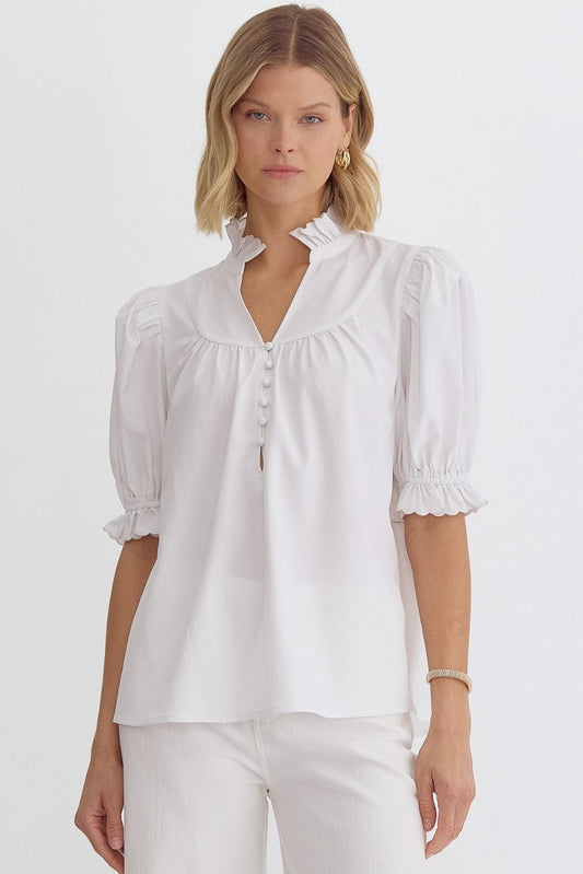 Sophie Top White