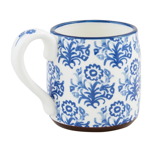 Blue Floral Mug, All Over