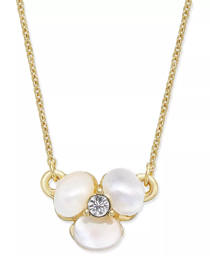 Kate Spade Disco Pansy Mini Pendant Necklace