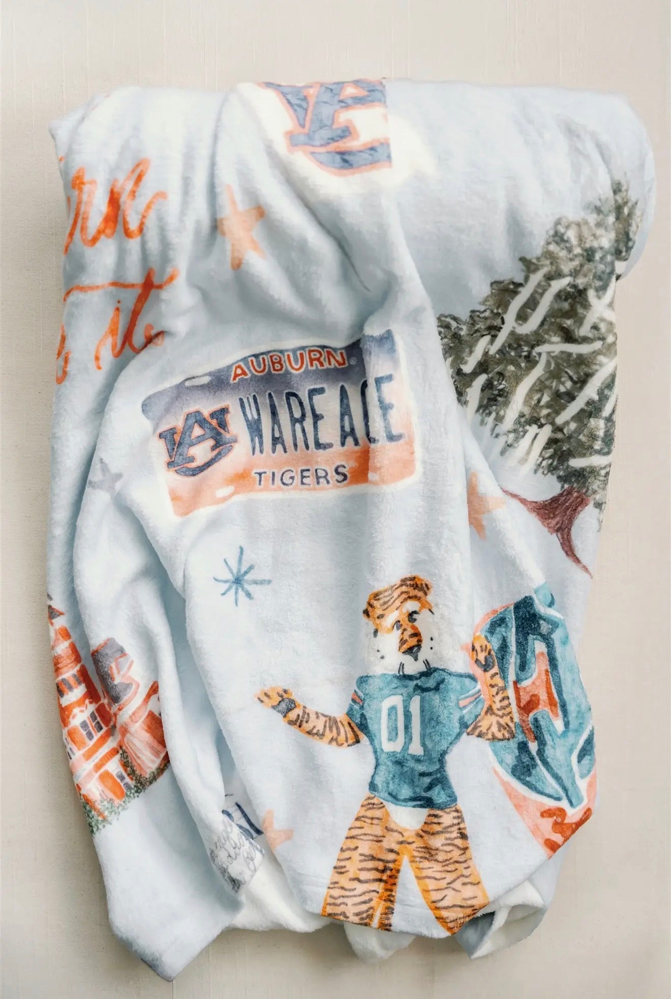 Auburn University Flannel Fleece Blanket