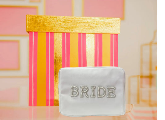 Bride Cosmetic Bag, Pearl