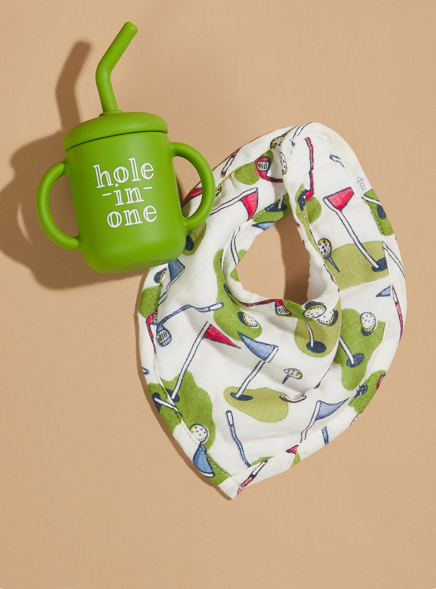 Hole In One Golf Silicone Cup & Bib