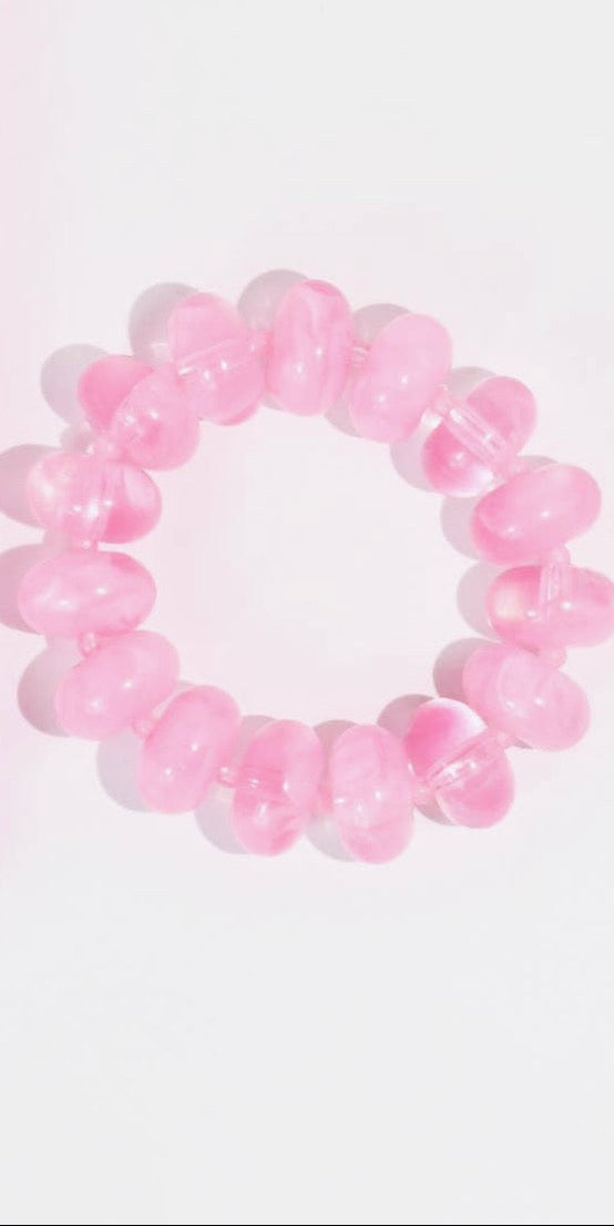 Sugar Beads Bracelet : Pink