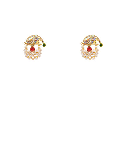 Santa Shape Stud Earrings