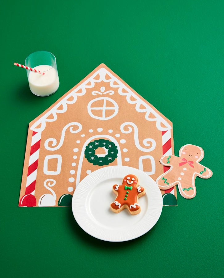 Gingerbread Placemat and Napkin Set