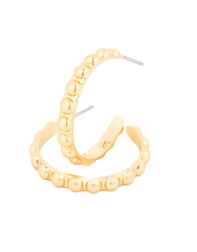 Renae Medium Gold Hoops