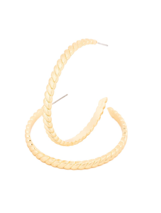 Addison Large Gold Hoops