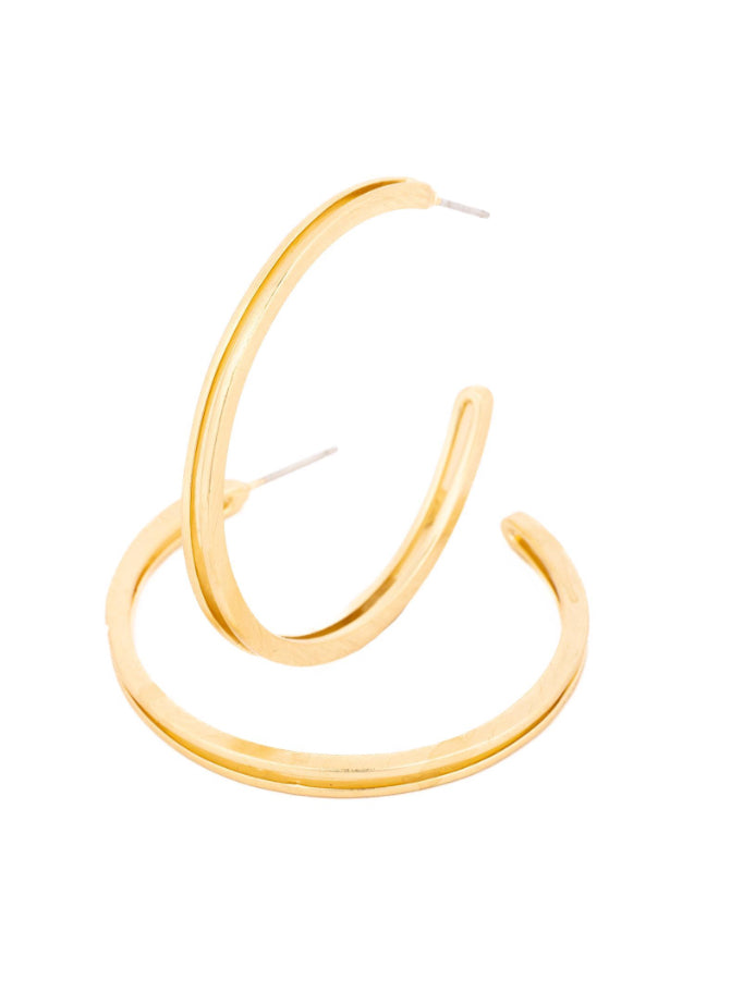 Raelynn Large Gold Hoops