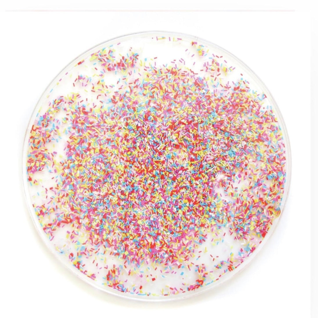 Acrylic Sprinkle Cake Plate