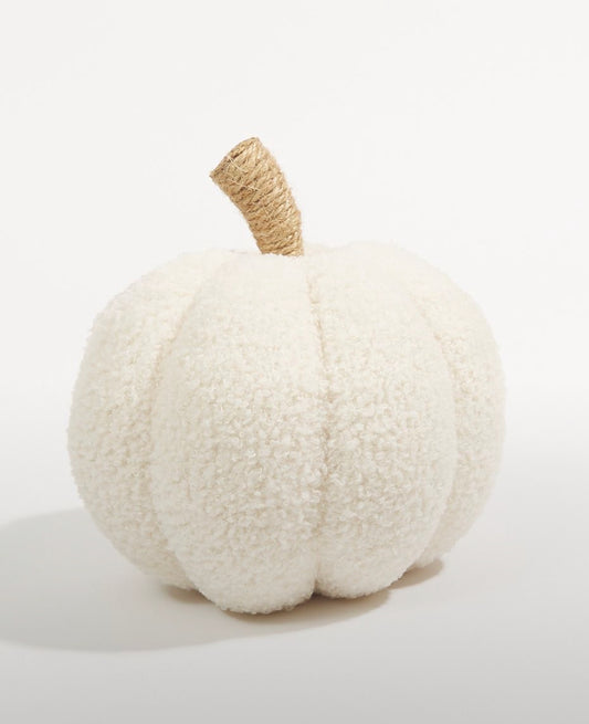 Ivory Plush Pumpkin