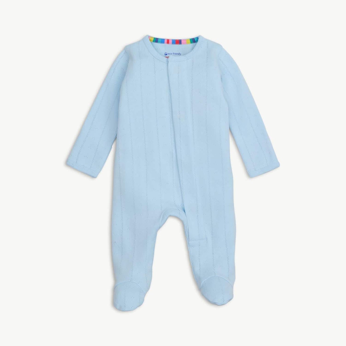 Magnetic Me Love Lines Pointelle Footie, Blue