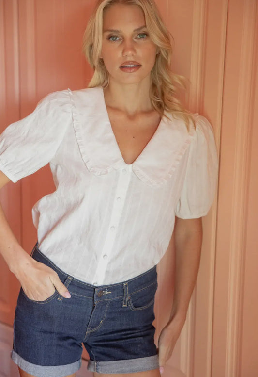 Eliza Blouse, White