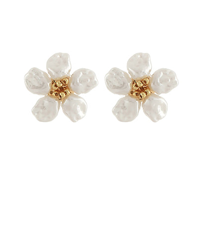 Pearl Blossom Earrings