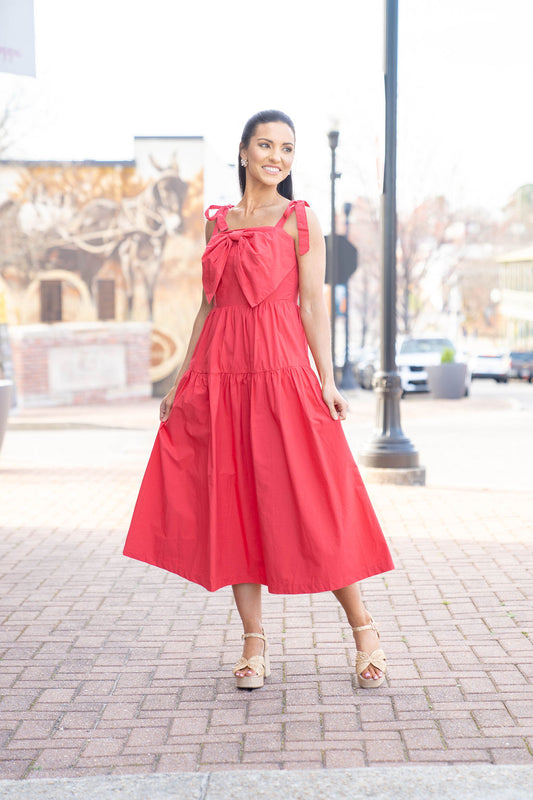 Raspberry Fizz Midi Dress