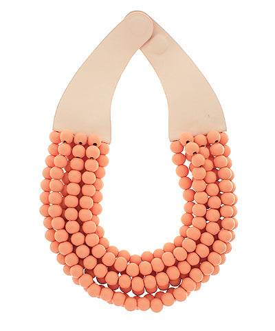 Jade Necklace, Coral