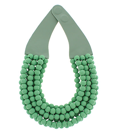 Jade Necklace, Teal