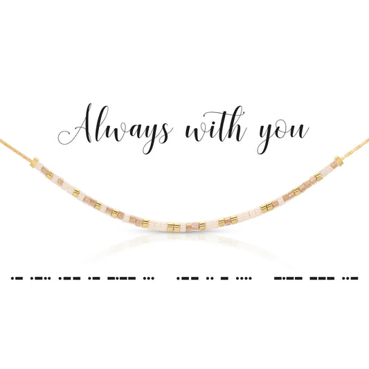 Morse Code Necklace | Always With You
