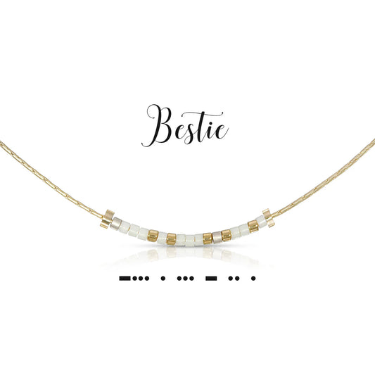 Morse Code Necklace | Bestie