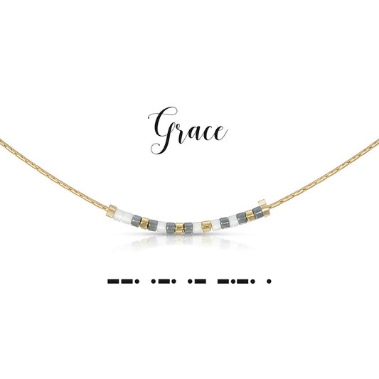 Morse Code Necklace | Grace