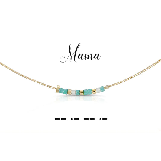 Morse Code Necklace | Mama