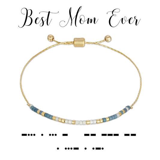 Morse Code Bracelet | Best Mom Ever