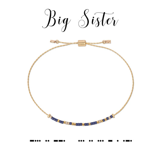 Morse Code Bracelet | Big Sister