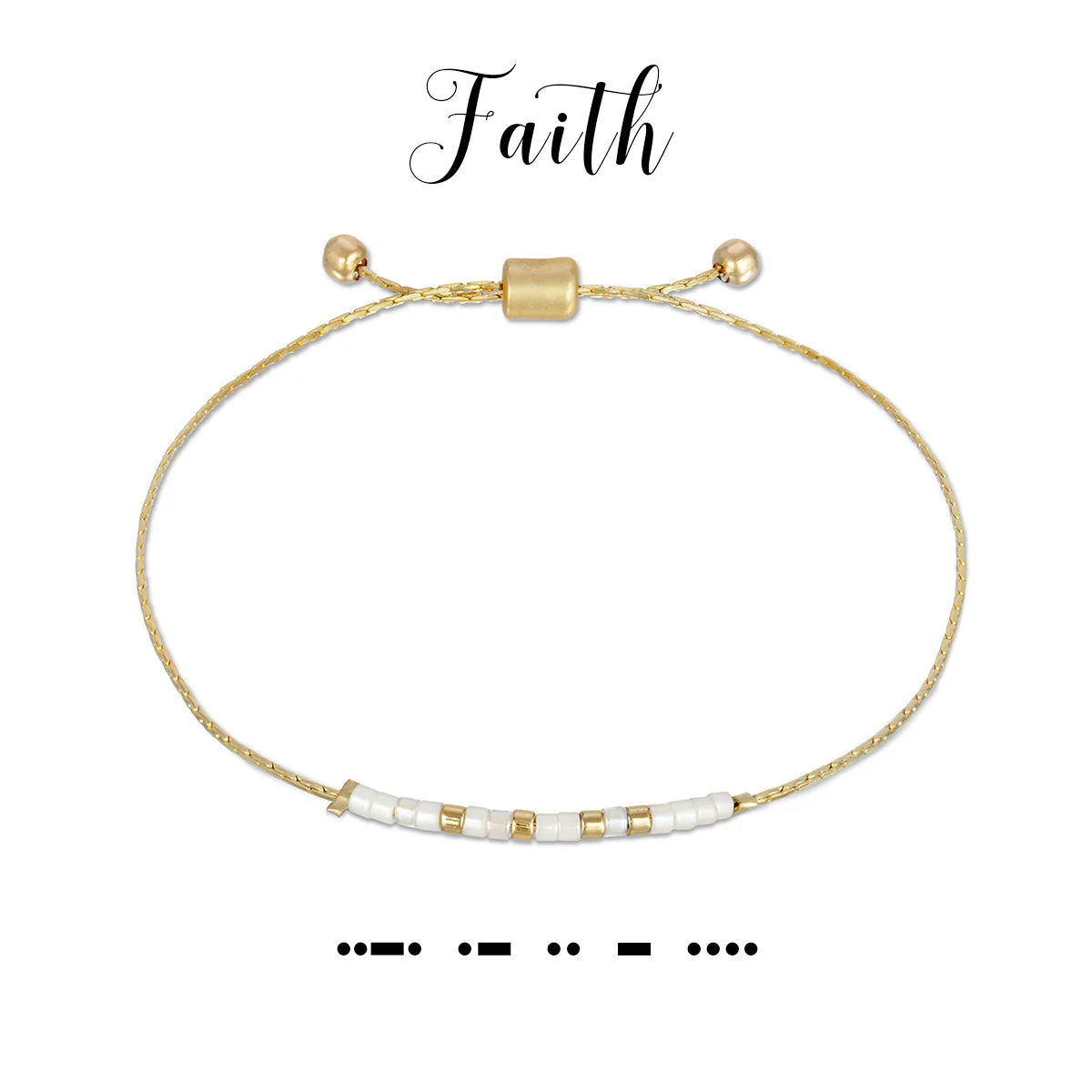 Morse Code Bracelet | Faith