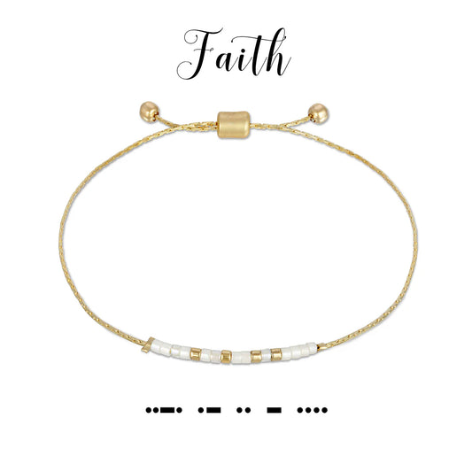 Morse Code Bracelet | Faith