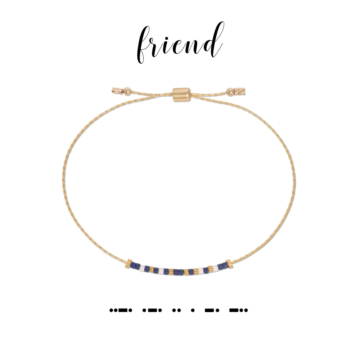 Morse Code Bracelet | Friend
