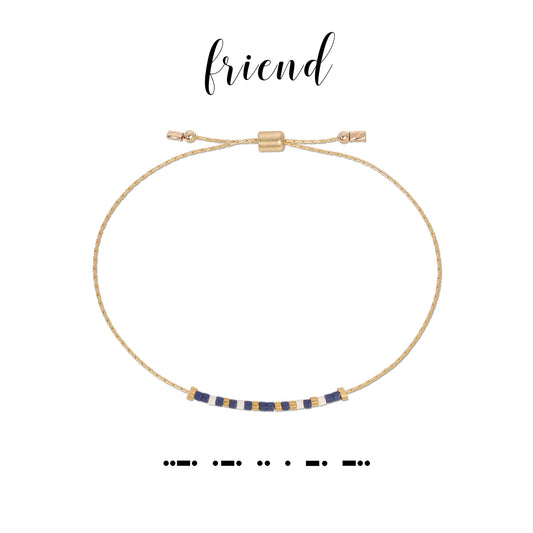 Morse Code Bracelet | Friend