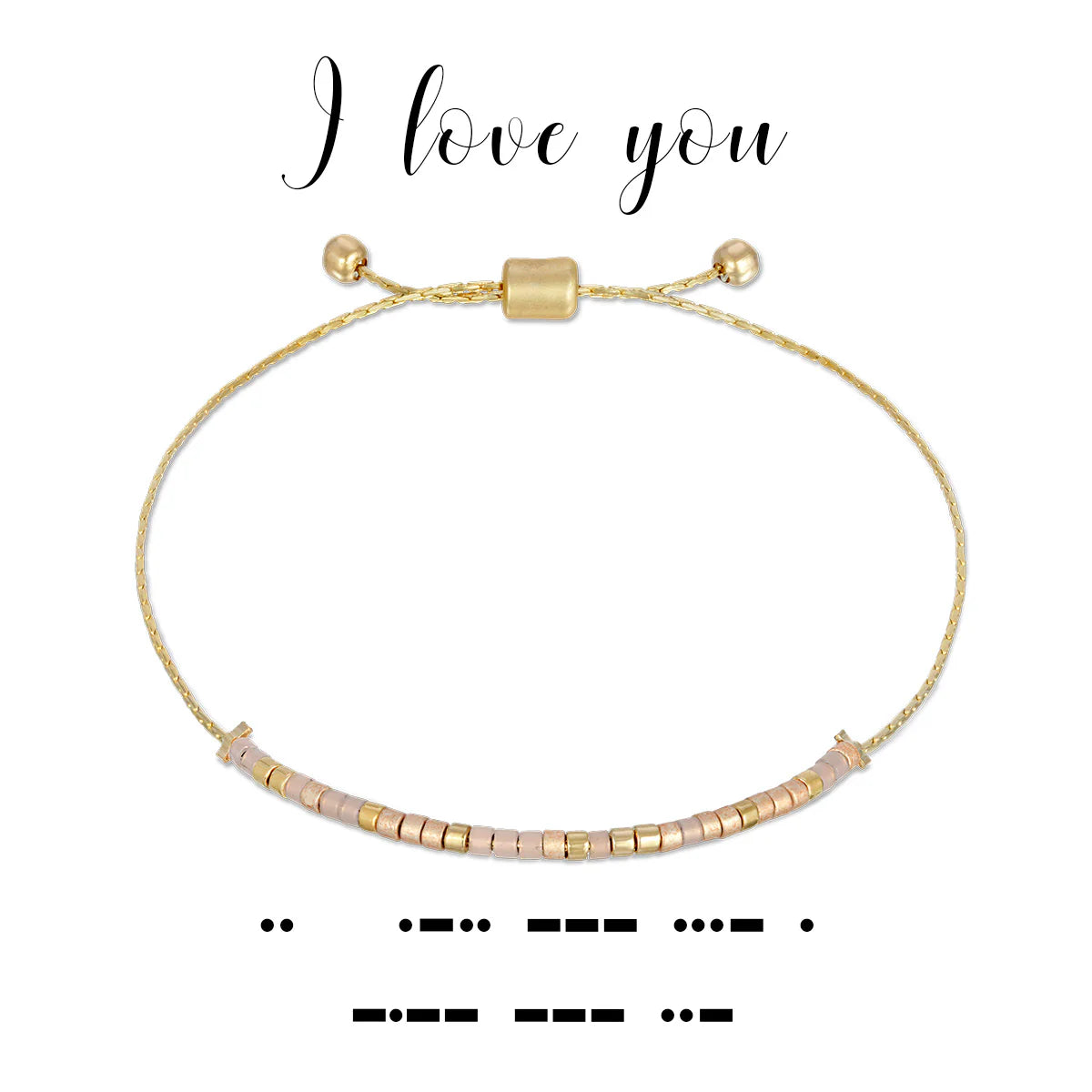 Morse Code Bracelet | I Love You