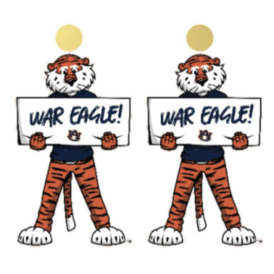 AU War Eagle Aubie Earrings