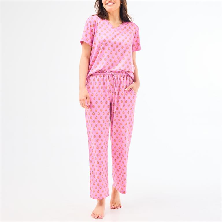 Mary Square| Alli PJ Set, Pink Floral