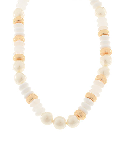 Jackie Necklace, Pearl