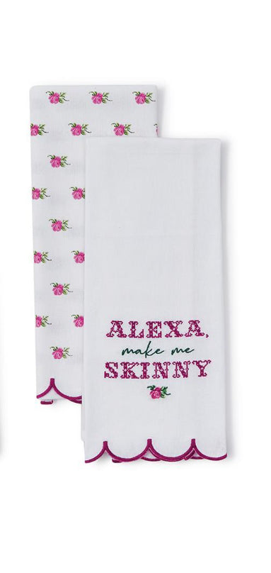 Kitchen Towel Set, Alexa Make Me Skinny