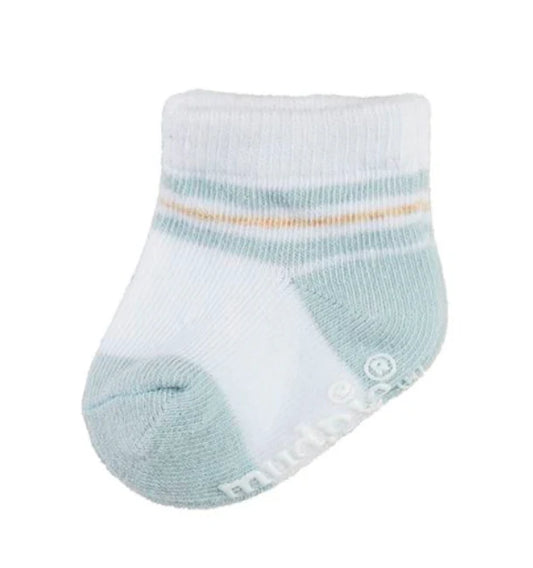 Baby Socks, White Stripe