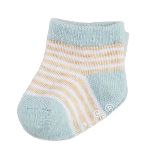 Baby Socks, Grey Stripes