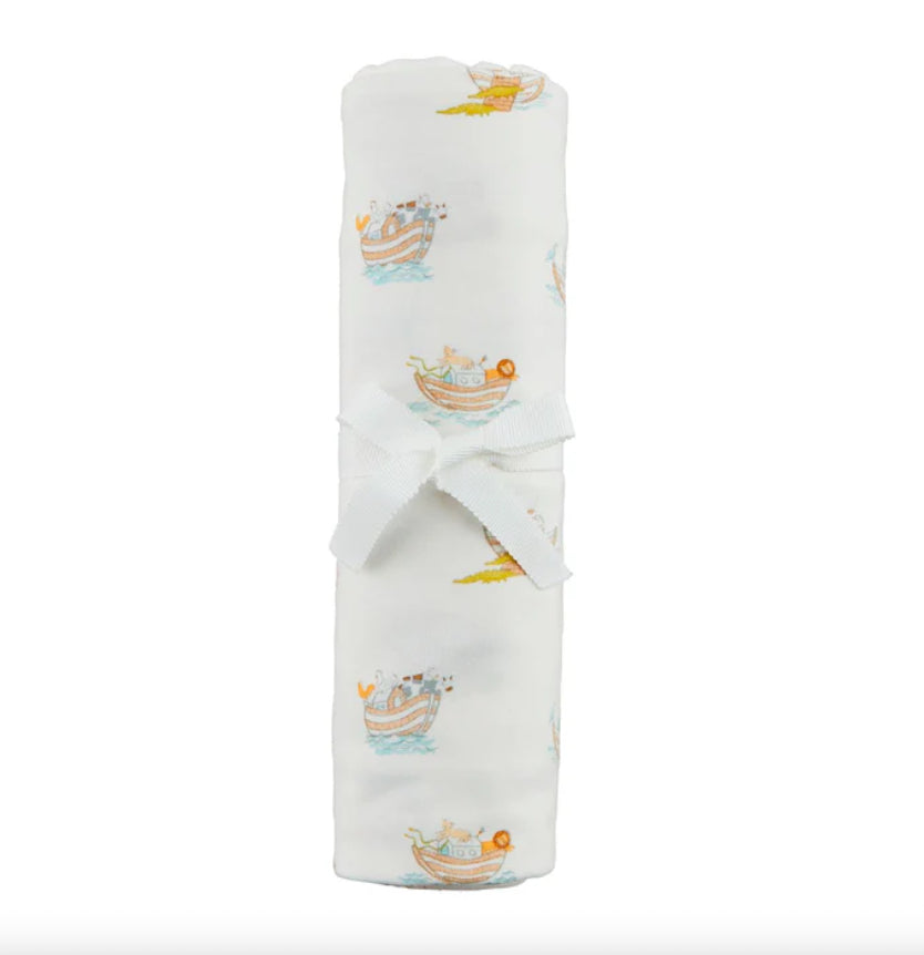 Noah’s Ark Swaddle Blanket