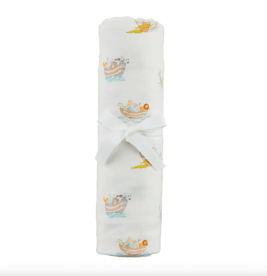 Noah’s Ark Swaddle Blanket